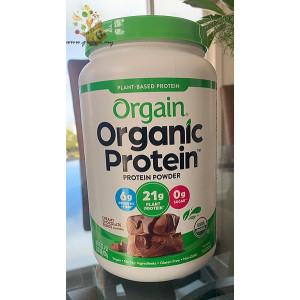 Orgain, Organic Protein Powder, Plant Based, Creamy Chocolate Fudge,  (920 g)